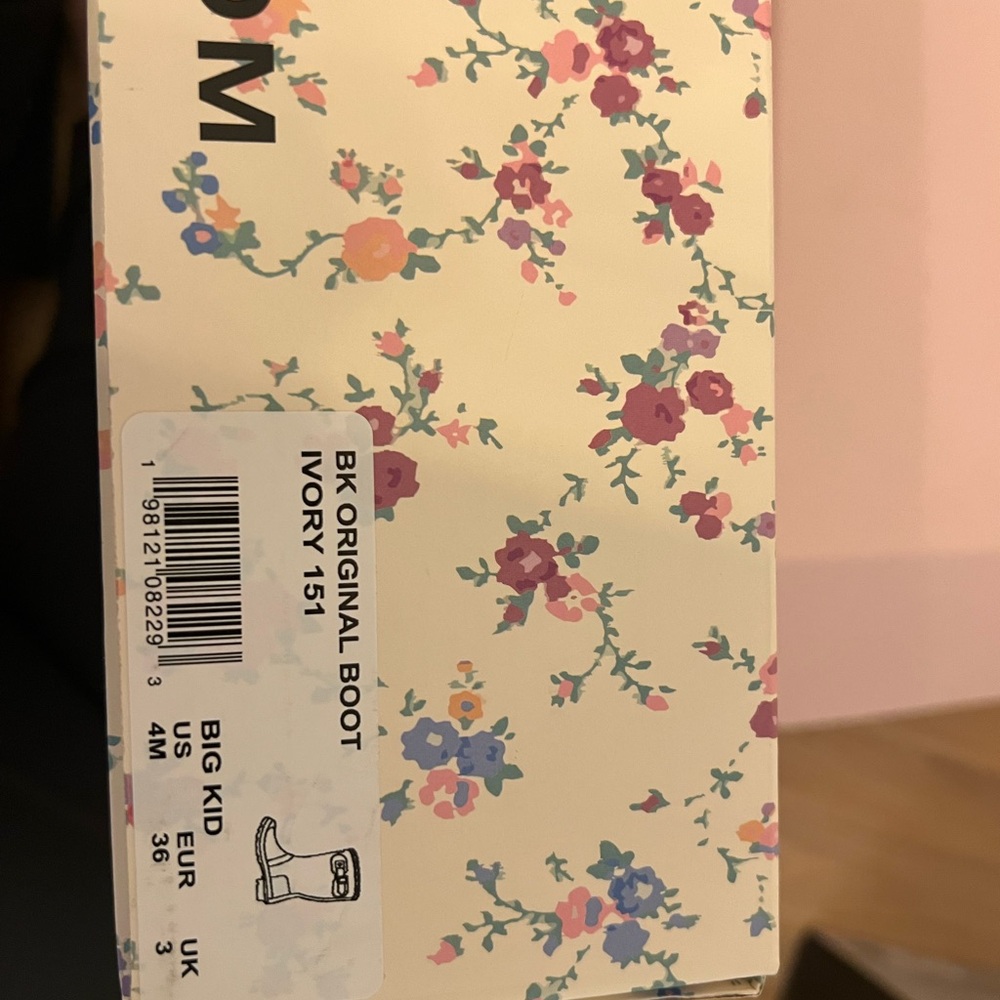 NIB Hunter x LoveShackFancy Confetti Bloom Floral Kids Rainboots